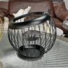 Coffee Pod Holder Wire Basket Large Capacity Iron Coffee Pods Storage Basket for Coffee Bar Counter Desktop