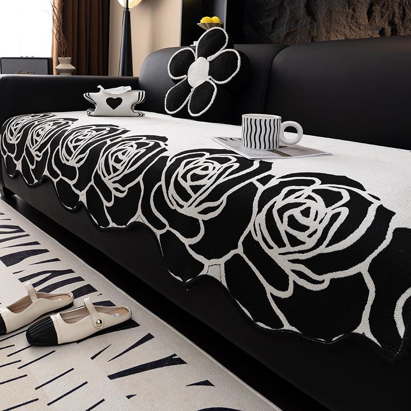 

Special-Shaped Sofa Cushion Universal In All Seasons New Sofa Cover Cloth Towel Three Seats And One Concubine One Piece Sofa Cushion 90*120cm