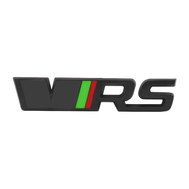 AAAIY1 3d Metal Logo VRS Emblem Letters Car Front Grill Badge For Skoda Fabia 1 MK1 Kodiaq Ocavia 2 3 MK3 MK2 VRS Sticker Accessories