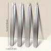 4pcs Professional Tweezers Set - Perfect For Eyebrow Hair Removal, Splinter & Ingrown Hair Removal & For Men & Women