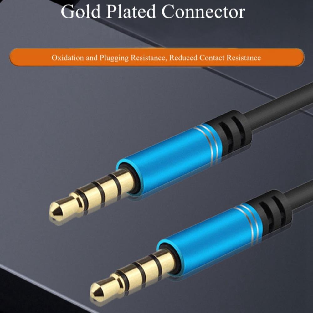 

2 Pcs 3.5mm AUX Line 1 Meter Speaker Connection Cable New Braided Audio Cable Computer
