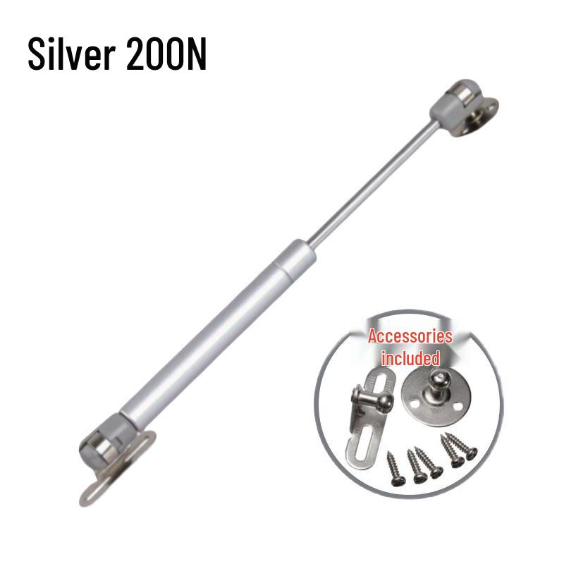 Black Hydraulic Pneumatic Gas Spring Support Rod for Cabinet Doors and Meter Boxes