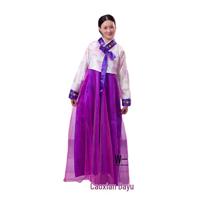 Traditionelles Koreanisches Tanz-Hanbok für Damen - Ethnische Tracht im Dae Jang Geum Stil
