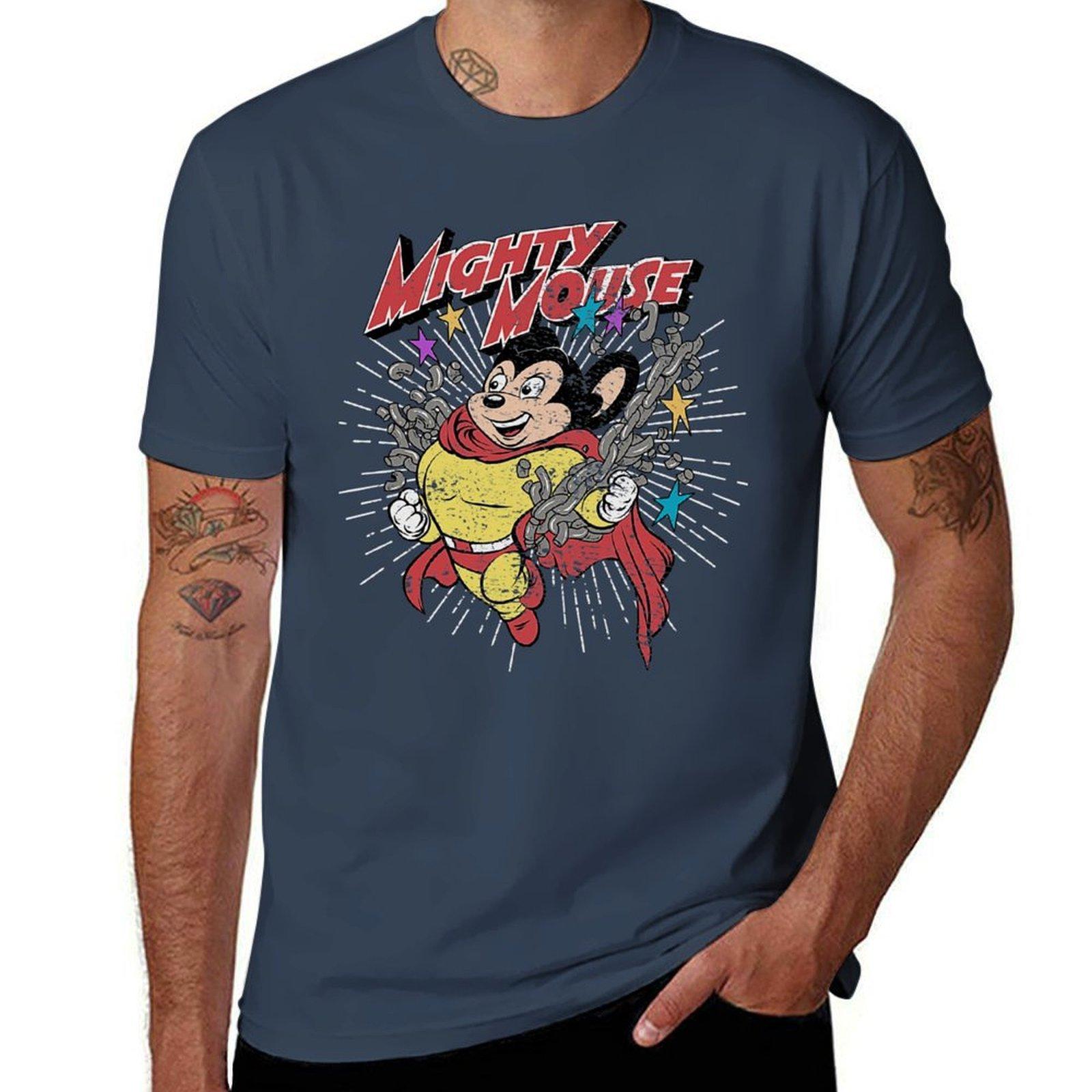 Mighty Mouse Mighty TShirt t shirts with prints graphic t shirts for man TShirt S