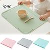 Non Slip Silicone Placemat for Toddlers, Non-Slip Food Grade Baby Eating Mat, Kitchen Dining Pad Table Mat with Safety Edge, Foldable Multi-functional