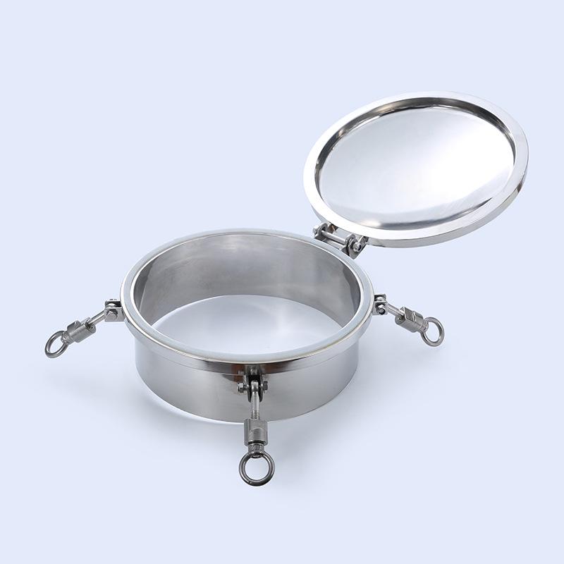 304 Stainless Steel Quick-Opening Manhole Cover with Lifting Lug and Atmospheric Seal
