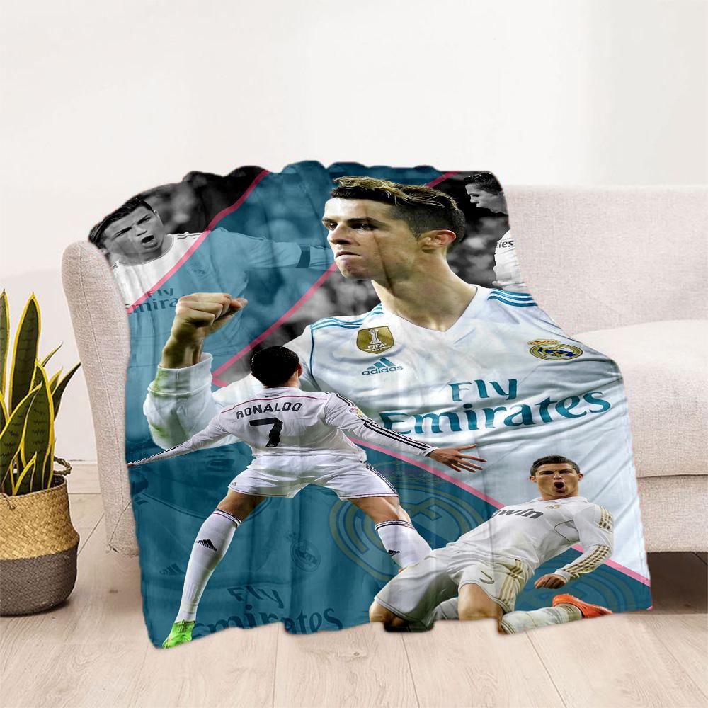 Cristiano Ronaldo 27 Blanket Ultra-Soft Perfect for Sofa Picnics Couch All-Season Use Warmthful Decor Gift for Travel Home Birthdays