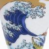 Kutani a traditional craft of the Hokuriku This sake cup features a wave design by and can also be used as a sake bottle or accessory a stylish and