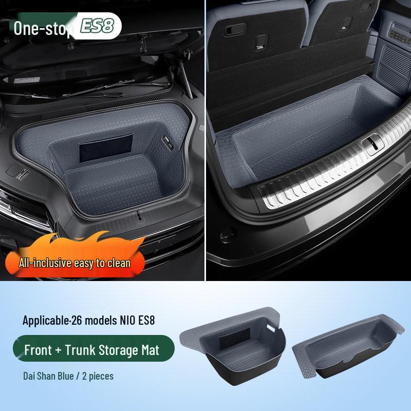Compatible with 26 Models: Nio ES8 Third Generation Frunk Storage Mat Organizer - Car Interior Decor Accessory