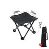 Portable Folding Camping Stool Sturdy Steel Frame Durable Oxford Seat For Leisure Beach Hiking Fishing Picnic