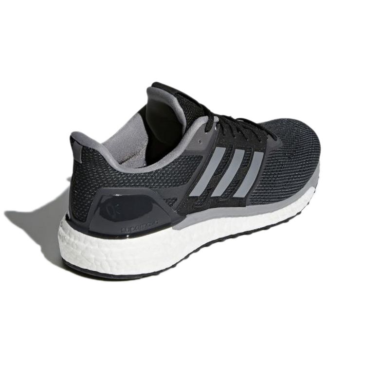 Adidas Supernova 1 Comfortable Daily Mesh Non-Slip Low-Top Marathon Running Shoes Unisex sneaker Black Silver CG4022