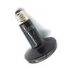 Ceramic Emitter Heat Lamp Bulb Pet Heating Light Bulb Infrared Black for Ceramic Heate Reptile Animals Heater Brooder Chocadeira