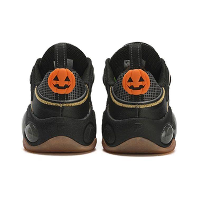 Fila Fusion Vertical Halloween Comfortable Versatile Durable Breathable Low-Top Retro Basketball Shoes Women Sneaker Black Yellow T12W343213FBC