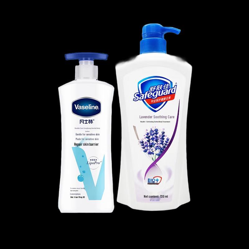

Vaseline Sensitive Skin Body Lotion & Lavender Shower Gel Set