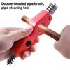 New 4In1 Double-headed Copper Pipe Brush Copper Tube Polishing Inside Outside Reamer Pipe Cleaner Chamfering Tool Pipe Deburrer