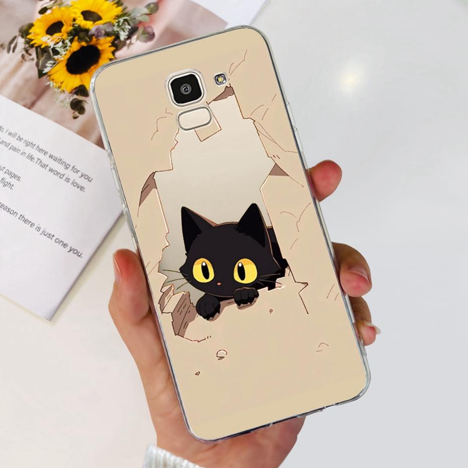Lovely Printing Case For Samsung Galaxy J6 J6+ J600G J610G Soft Silicone TPU Back Cover For SamsungJ6 J 6 Plus 2018 Phone Cases