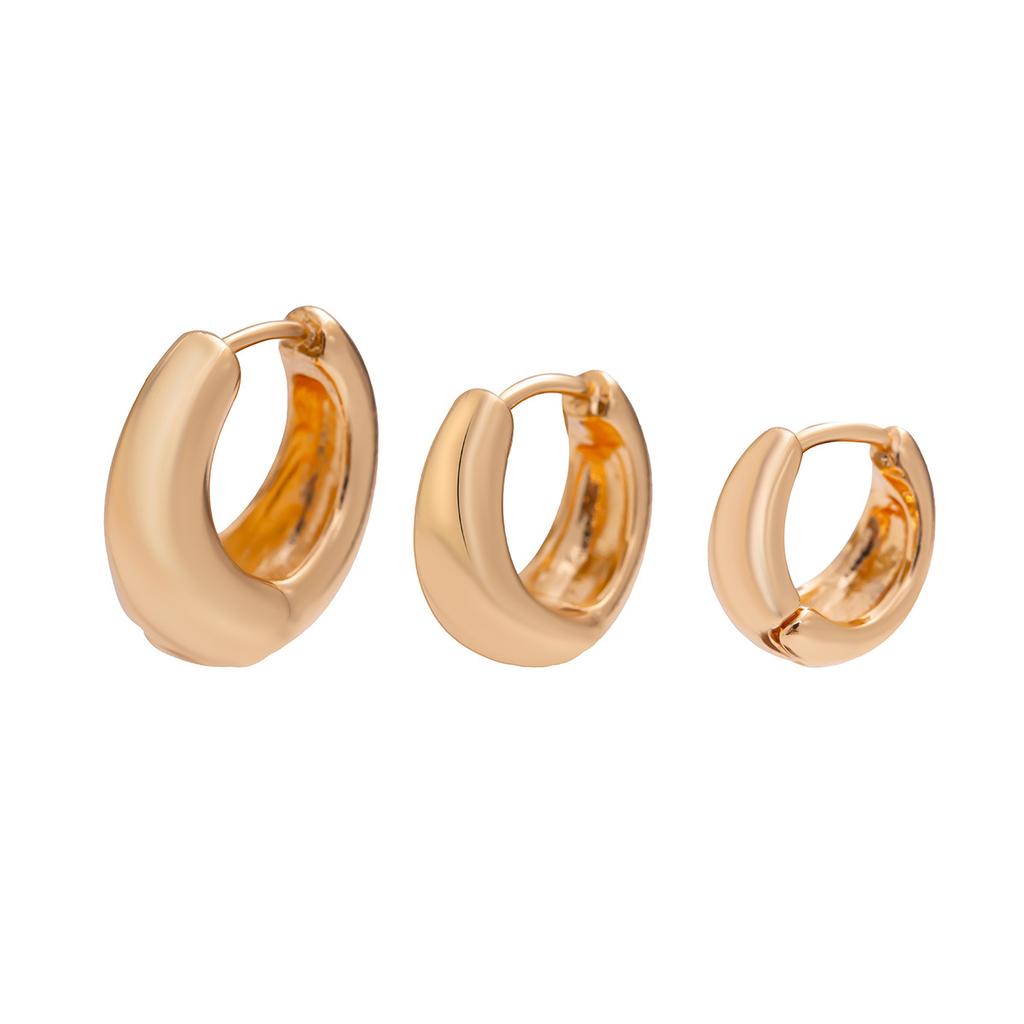 Earrings Fashion Geometric Metal Ear Buckles Women'S Simple U-Shaped Stud Earrings Diamond Drop Earrings