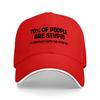 PERCENT OF PEOPLE ARE STUPID STAY WITH THE OTHER PERCENT BASEBALL CAP BLACK CLASSIC DESIGN Unisex AND Women FIT