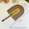 Vietnamese Seaweed Straw Fan: African-Style Wall Decor & Handheld Palm Leaf Fan