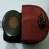 London Stanley  Brass Compass with Leather Box