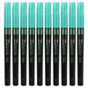 10PCS Metallic Marker Pens Emerald Marker Pens for Graffiti Wood Painted Ceramics Glass Fluid Spread Graffiti Marker Pen