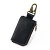 Genuine Leather Zipper Coin Purse Bluetooth Earphone Bag Key Organizer Card Bag Wallet For Women Men