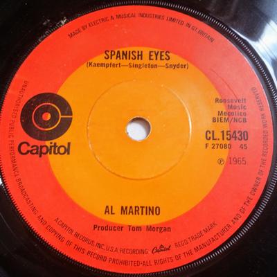 7inch Record AL MARTINO - Spanish Eyes CL15430 Capitol Records UK Jazz Used