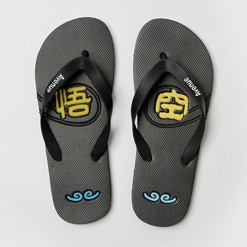 New flip-flops summer wear-resistant outdoor wear pinch men's slippers non-slip soft bottom seaside beach sandals