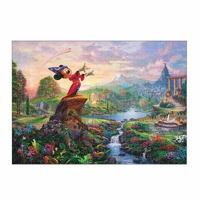 Tenyo in 266 Teile Stained Art Gyutto Serie Puzzle Disney Fantasia Thomas Kinkade Studios Rahmen enthalten Ständerleiste enthalten Emblemplakette