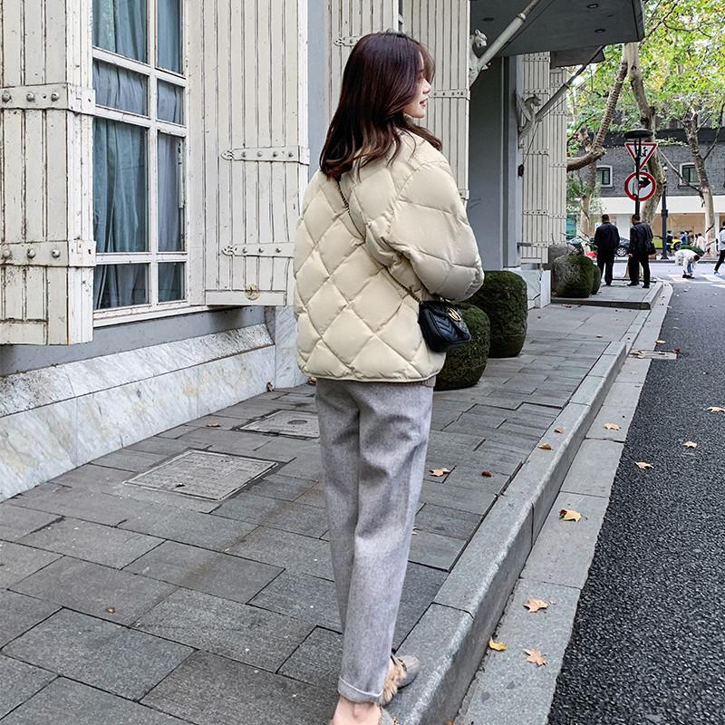 Short Down Cotton Jacket for Women In Winter Latest Style Small and Lightweight Versatile Bread Cotton Jacket for Women