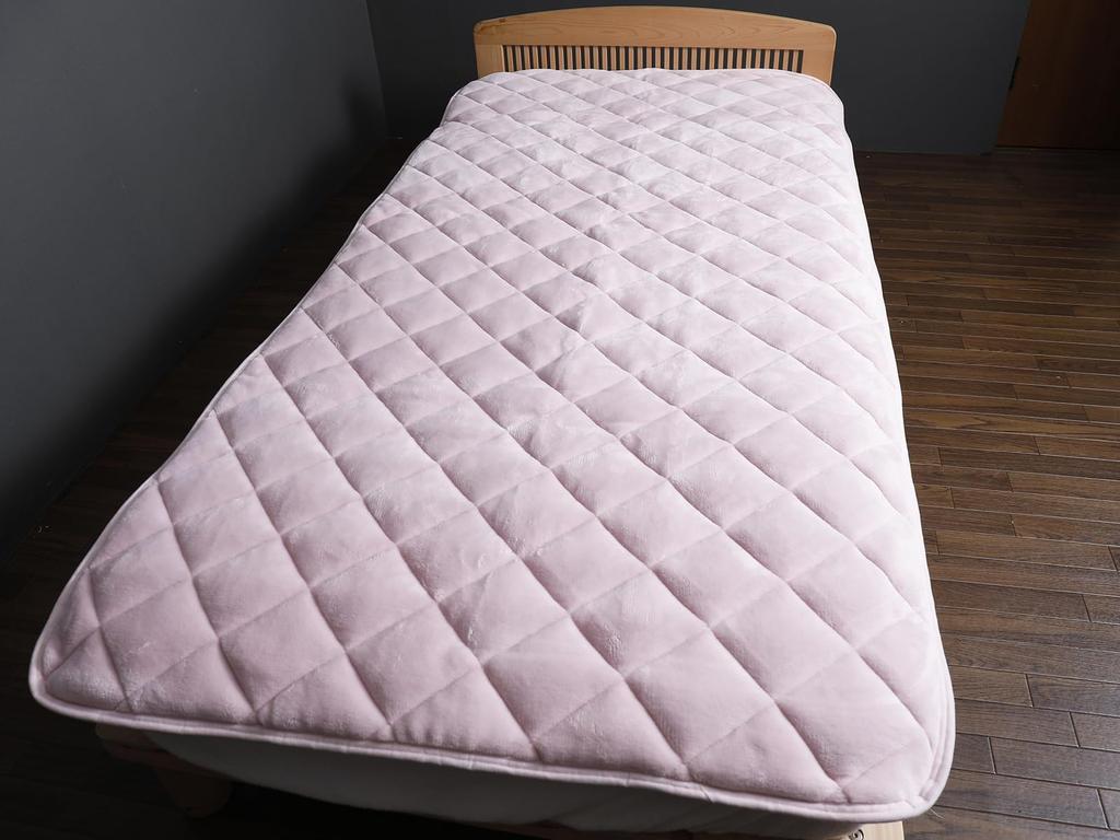 Romance Kosugi Mattress Pad, Single, Pink, Heat-Storing Cotton