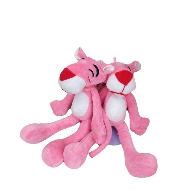 Charming Pink Plush Pendant Adorable Bag Decoration Soft Keychain