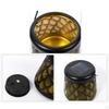 Garden Patio Hanging Solar Lantern Metal Craft Waterproof Hollow for Outdoor Pathway Walkway