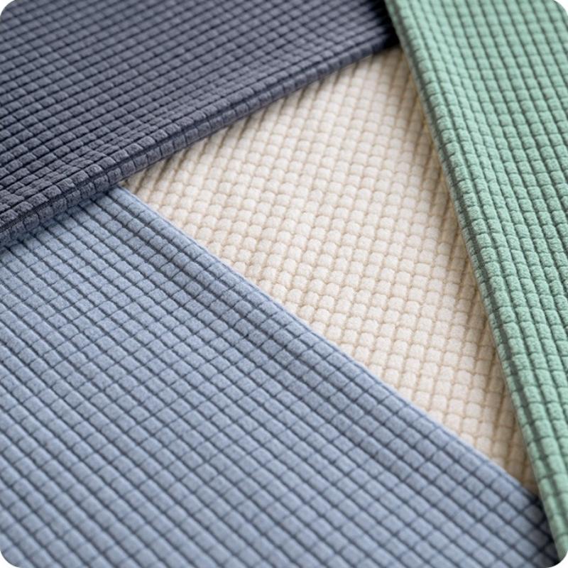 1pcs Solid Color Grid Elastic Wrap for Convenient and Breathable TV Cover Desktop Wall Mounted Monitor Cover Cloth Dustproof and Sunscreen Covers