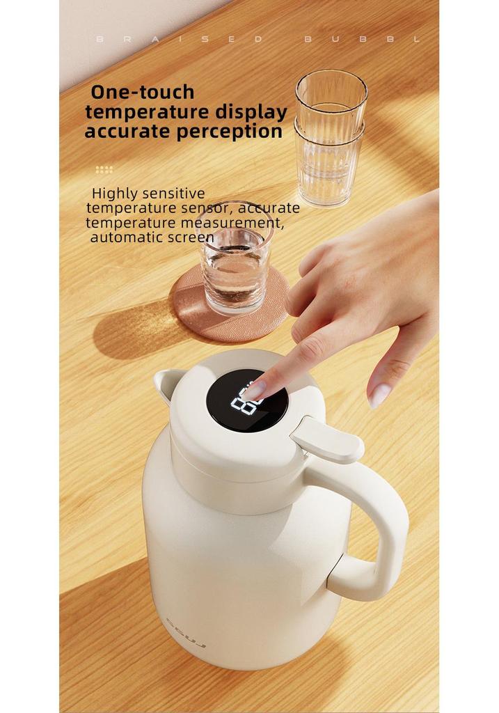 316 Stainless Steel Insulated Water Bottle with Tea Separator, Large Capacity