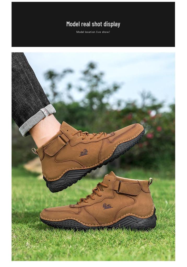Men's High-Top Octopus Boots - Outdoor Sports and Casual Martin Style for Autumn/Winter