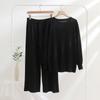 Loose Casual Knitted Suit Early Autumn New Single Loose and Thin Irregular Design