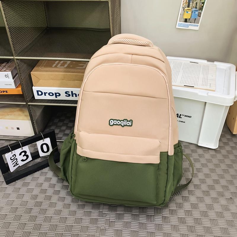 Мужской рюкзак с цветными блоками — фото 20