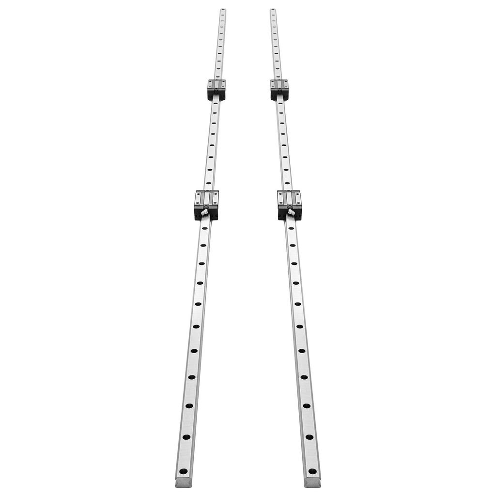 Linear Rail Guide Kit, HGR20, 2Pcs 2000 mm (78.74 inch) Linear Motion Rails and 4Pcs Bearing Slide Blocks, Anti Rust and High Precision Kit, for DIY,