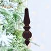 6 pezzi di palline di Natale floccate di forma irregolare infrangibili palline di Natale leggere decorazioni festive da appendere per albero di Natale decorazioni per la casa