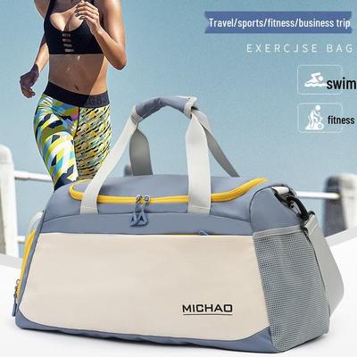 Large Capacity Fitness and Travel Bag with Wet-Dry Separation for Men and Women