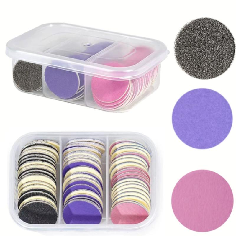 Foot Dead Skin Sandpaper Replaceable With Disc Pedicure Polishing Disc Cuticle Calluse Remover File Electric Pedicure Tools