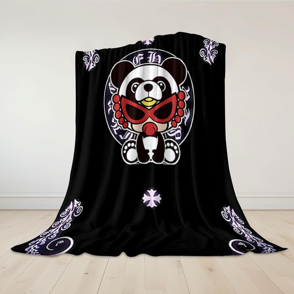 H-Hysteric-s M-Mini Flannel Blanket Warm Soft Halloween Christmas Couch Warm Cozy Decorative Decor Gift for All Season