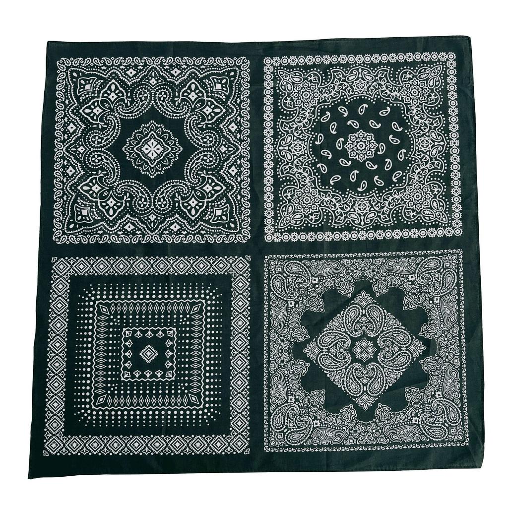 Exclusive for European and American Printing Sunscreen Outdoor Sports Multi-functional Hip-hop Cotton Square Scarf Women's Scarf Silk Scarf