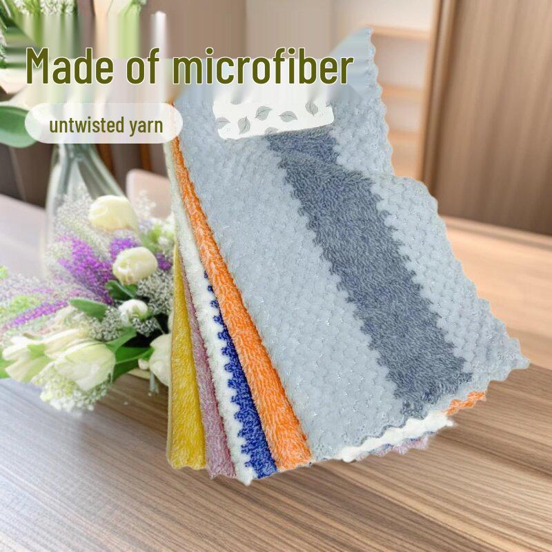 Coral Fleece Multifunctional Absorbent Kitchen Cleaning Towel
