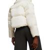 Puma Classics Oversized Puffer Jacket Solid Color High Neck Zipper Short Sleeve Down Jacket Women jackets White 621693-66