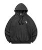 [Non-Fleece Or Fleece] Boomerang Logo Print Hooded Sweatshirt (Type A)