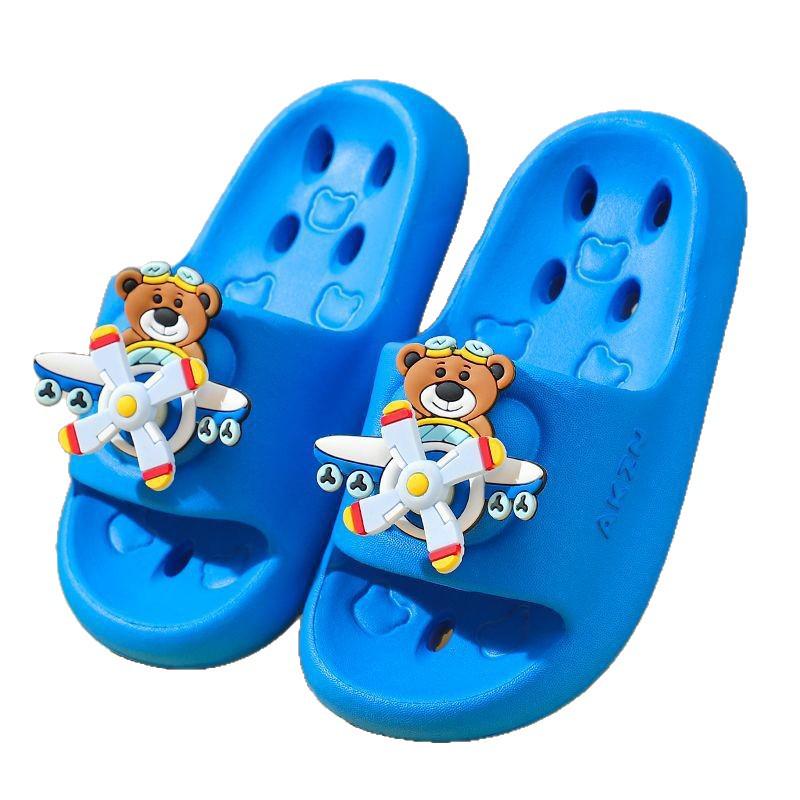 Kids' Non-slip Soft Sole Summer Sandals: Boys, Girls, Toddlers - Ideal for Home, Outdoor, Bathroom & Shower with a Breathable Hollow Design.