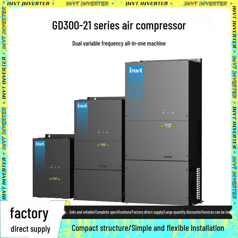 

GD300-21 Series Dual Frequency Inverter Air Compressor (15-30kW) 500kw model