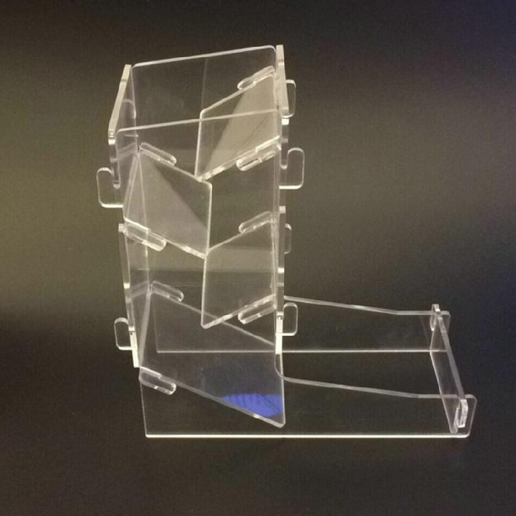 Board Game Dices Rolling Tower Portable Dices Dispenser Roller Acrylic Clear Dices Tower Tabletop Game Accessories